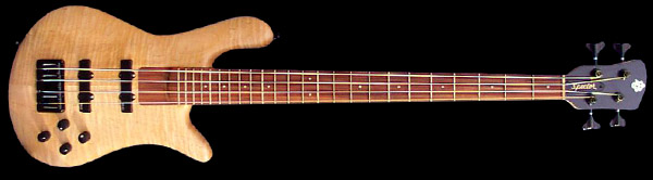 NS-2J-EX™ with Exotic Spalted Maple top and matte finish. 